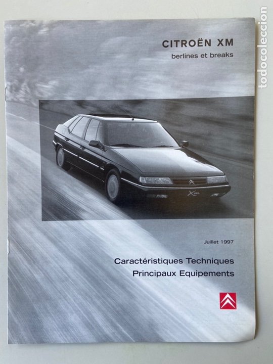 Coches y Motocicletas: 1997 CAT&Aacute;LOGO DE CARACTERISTICAS TECNICAS CITRO&Euml;N XM