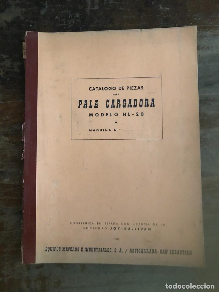 Coches y motocicletas: CAT&Aacute;LOGO DE PIEZAS PALA CARGADORA MODELO HL - 20