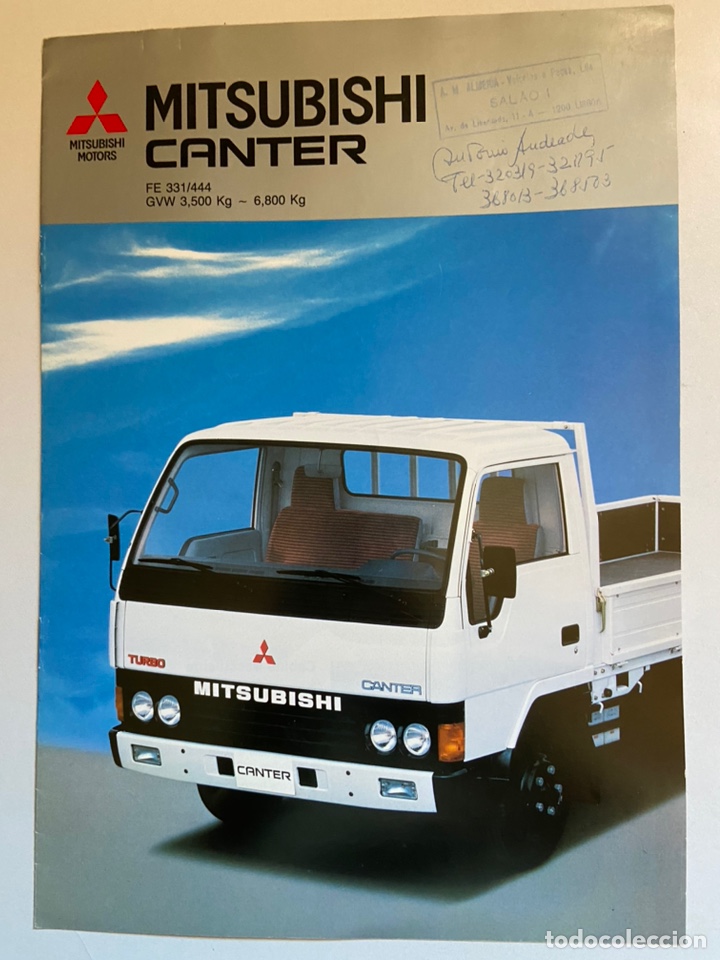 Coches y Motocicletas: 1987 CAT&Aacute;LOGO CAMION MITSUBISHI CANTER