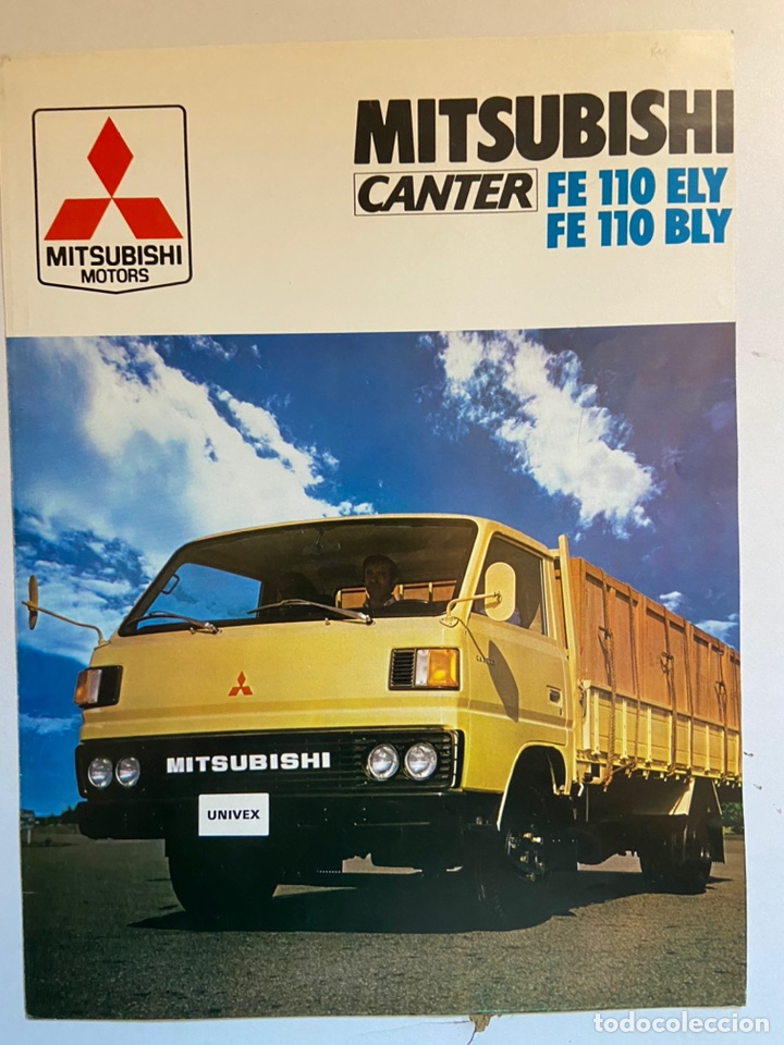 Coches y Motocicletas: 80&rsquo;s CAT&Aacute;LOGO CAMION MITSUBISHI CANTER MODELOS FE 110 ELY Y FE 110 BLY