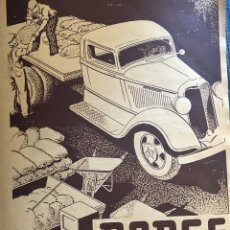 Coches y Motocicletas: PUBLICIDAD EN PRENSA DE CAMIONES DODGE. ORIGINAL AÑO 1935. 17 X 24 CM. BUEN ESTADO.. Lote 209235046