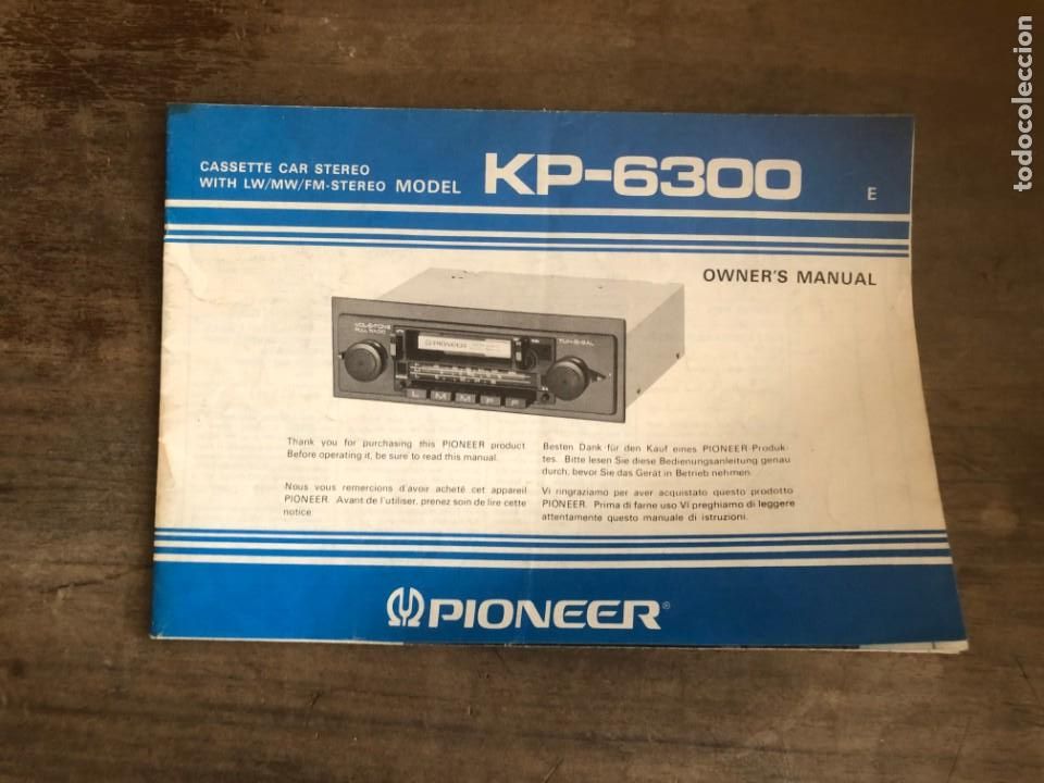 Coches y motocicletas: DESPLEGABLE CASSETTE CAR STEREO KP-6300