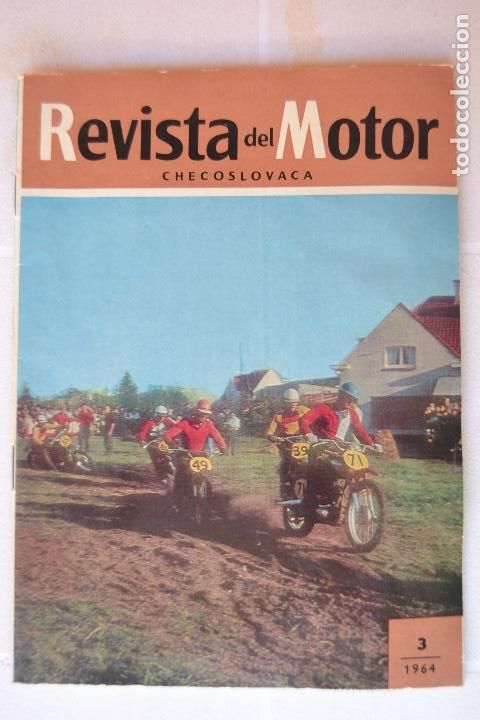 Coches y motocicletas: 1964 N&ordm;3 REVISTA DEL MOTOR CHECOSLOVACA MOTOCICLETAS , COCHES SKODA MZ