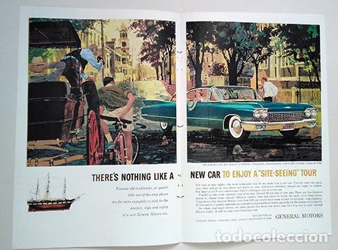 Coches y motocicletas: 1960 Cadillac Coupe de Ville en Nantucket. General Motors. Recorte publicidad