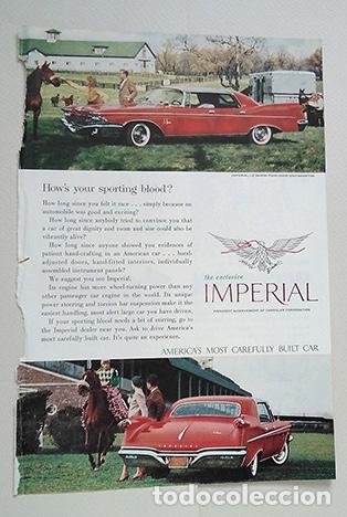 Coches y Motocicletas: 1960 Imperial Le Baron Four-Door Southampton. Chrysler Corporation. Recorte publicidad