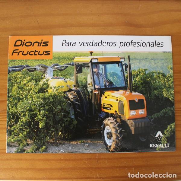Coches y Motocicletas: RENAULT DIONIS FRUCTUS. CATALOGO TECNICO COMERCIAL TRACTOR. 14 PGS.