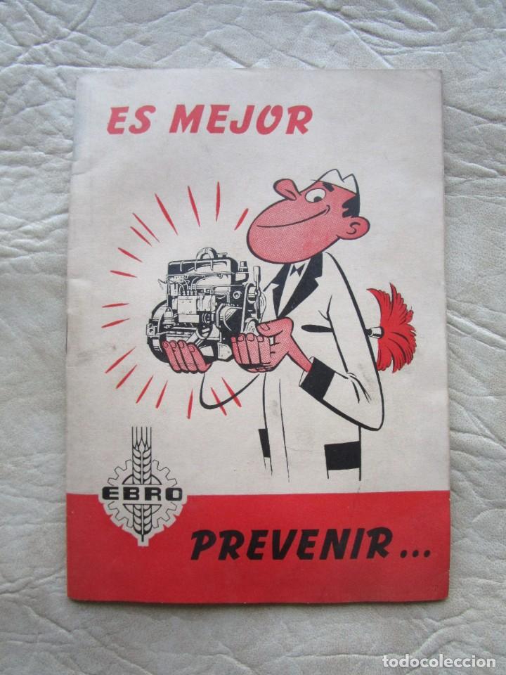 Carros e motociclos: librillo prospecto publicidad tractores y camiones ebro a&ntilde;o 1960