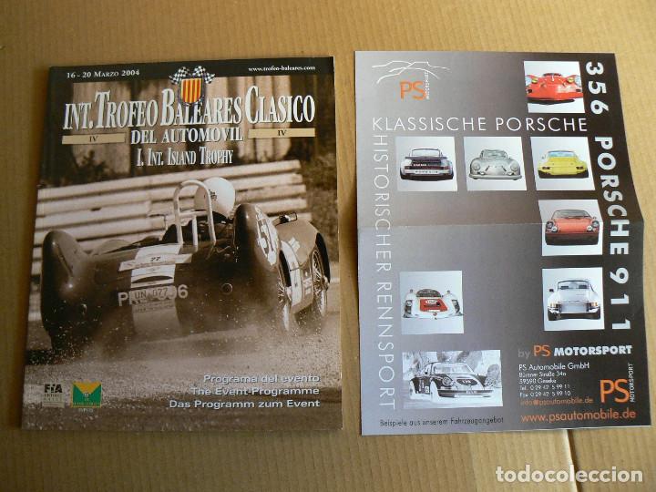 Coches y motocicletas: Programa catalogo coches IV Trofeo Baleares Clasico del Automovil - Marzo 2004