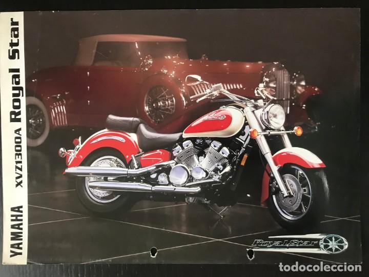Coches y motocicletas: YAMAHA XVZ 1300 A ROYAL STAR CUSTOM - FOLLETO CATALOGO ORIGINAL - EN ESPA&Ntilde;OL - A&Ntilde;O 1996