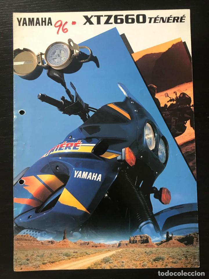 Coches y motocicletas: YAMAHA XTZ 660 TENERE - FOLLETO CATALOGO ORIGINAL - EN ESPA&Ntilde;OL - A&Ntilde;O 1996