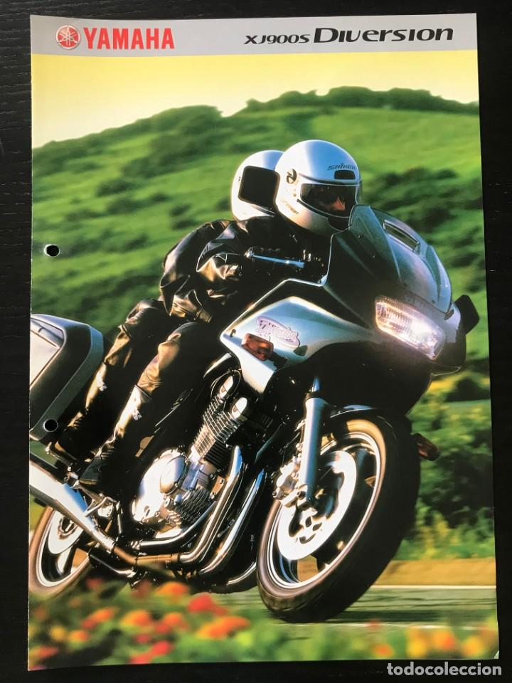 Coches y motocicletas: YAMAHA XJ 900 S DIVERSION - FOLLETO CATALOGO ORIGINAL - EN ESPA&Ntilde;OL - A&Ntilde;O 2001