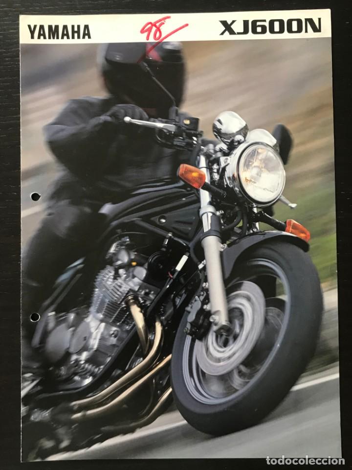 Coches y motocicletas: YAMAHA XJ 600 N - FOLLETO CATALOGO ORIGINAL - EN ESPA&Ntilde;OL - A&Ntilde;O 1998