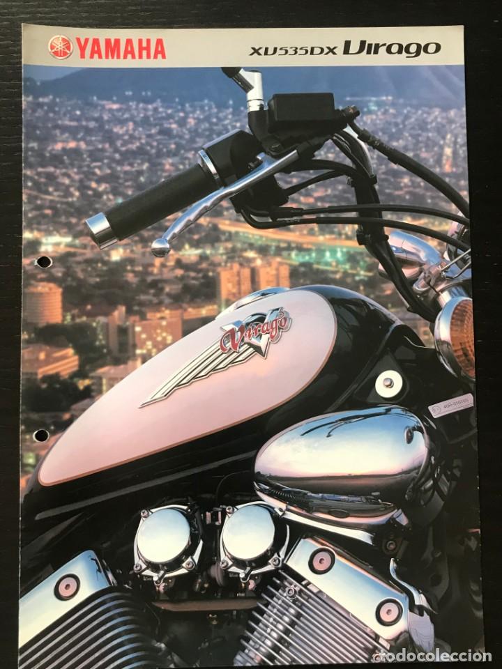 Coches y motocicletas: YAMAHA XV 535 DX VIRAGO - FOLLETO CATALOGO ORIGINAL - EN ESPA&Ntilde;OL - A&Ntilde;O 2001