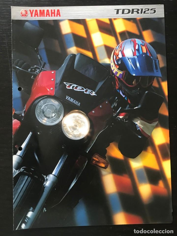 Coches y motocicletas: YAMAHA TDR 125 - FOLLETO CATALOGO ORIGINAL - EN ESPA&Ntilde;OL - A&Ntilde;O 2000