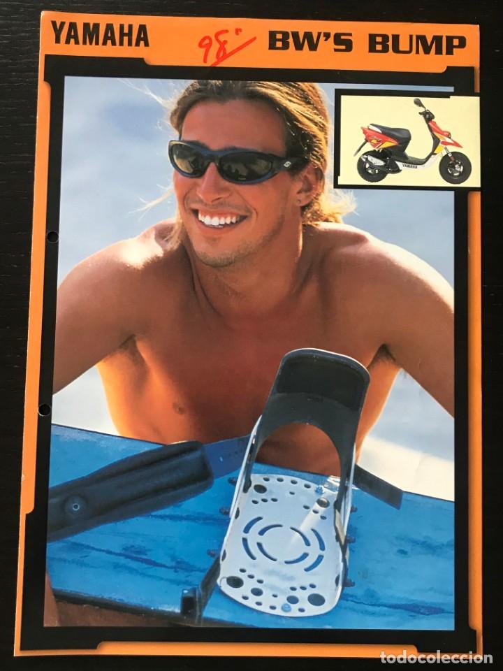 Coches y motocicletas: YAMAHA BW&acute;S BUMP 49 SCOOTER - FOLLETO CATALOGO ORIGINAL - EN ESPA&Ntilde;OL - A&Ntilde;O 1998