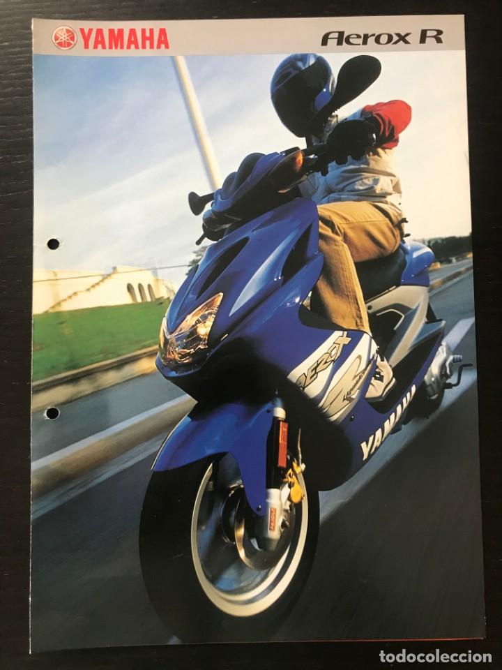 Coches y motocicletas: YAMAHA AEROX R 49 SCOOTER - FOLLETO CATALOGO ORIGINAL - EN ESPA&Ntilde;OL - A&Ntilde;O 2001