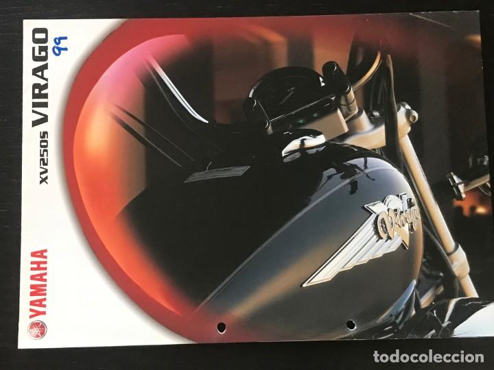 Coches y motocicletas: YAMAHA XV 250 S VIRAGO - FOLLETO CATALOGO ORIGINAL - EN ESPA&Ntilde;OL - A&Ntilde;O 1999