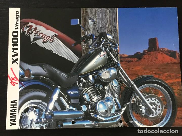 Coches y motocicletas: YAMAHA XV 1100 VIRAGO - FOLLETO CATALOGO ORIGINAL - EN ESPA&Ntilde;OL - A&Ntilde;O 1998