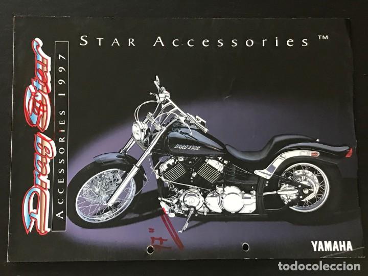 Coches y motocicletas: YAMAHA XVS DRAG STAR ACCESORIOS - FOLLETO CATALOGO ORIGINAL - EN INGLES - A&Ntilde;O 1997