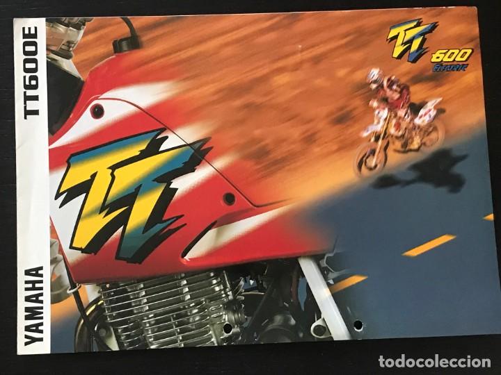 Coches y motocicletas: YAMAHA TT 600 E - FOLLETO CATALOGO ORIGINAL - EN ESPA&Ntilde;OL - A&Ntilde;O 1997