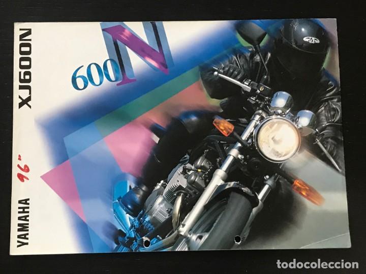 Coches y motocicletas: YAMAHA XJ 600 N - FOLLETO CATALOGO ORIGINAL - EN ESPA&Ntilde;OL - A&Ntilde;O 1996