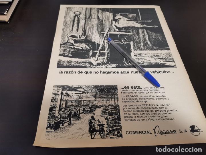 Coches y motocicletas: COMERCIAL CAMIONES PEGASO GRAN ANUNCIO PUBLICIDAD REVISTA 1967