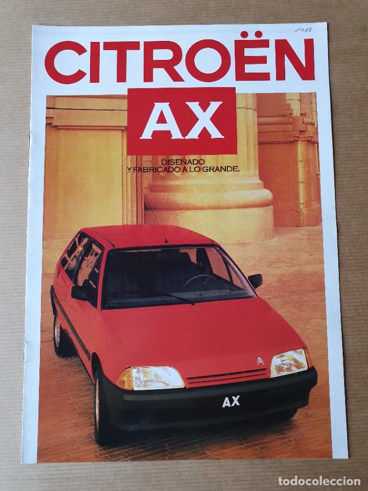 Coches y Motocicletas: Cat&aacute;logo Citroen AX - 1987
