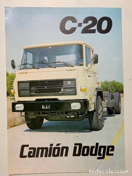 Automobili e Motociclette: catalogo folleto camion dodge c-20 a&ntilde;os 80