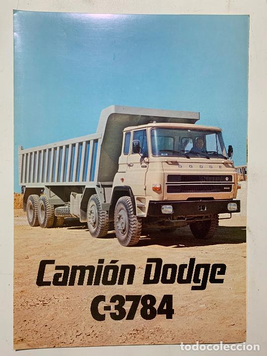 Automobili e Motociclette: catalogo folleto camion dodge c-3784 a&ntilde;os 80