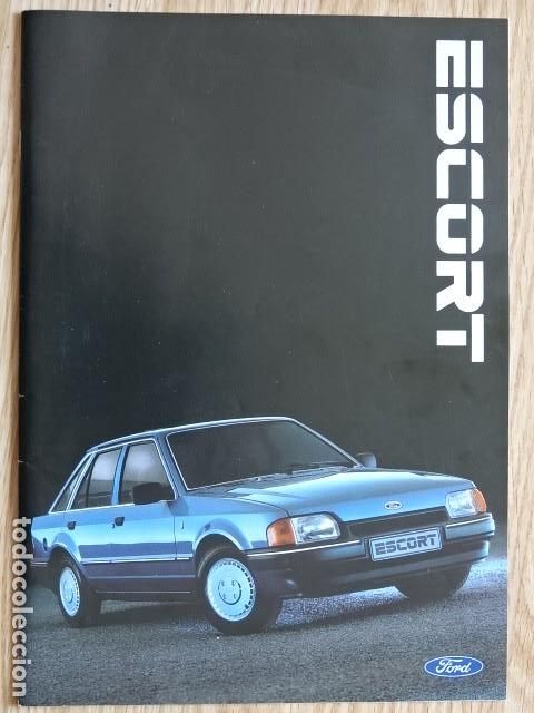 Carros e motociclos: FORD ESCORT - CATALOGO PUBLICIDAD ORIGINAL - 1987 - ESPA&Ntilde;OL