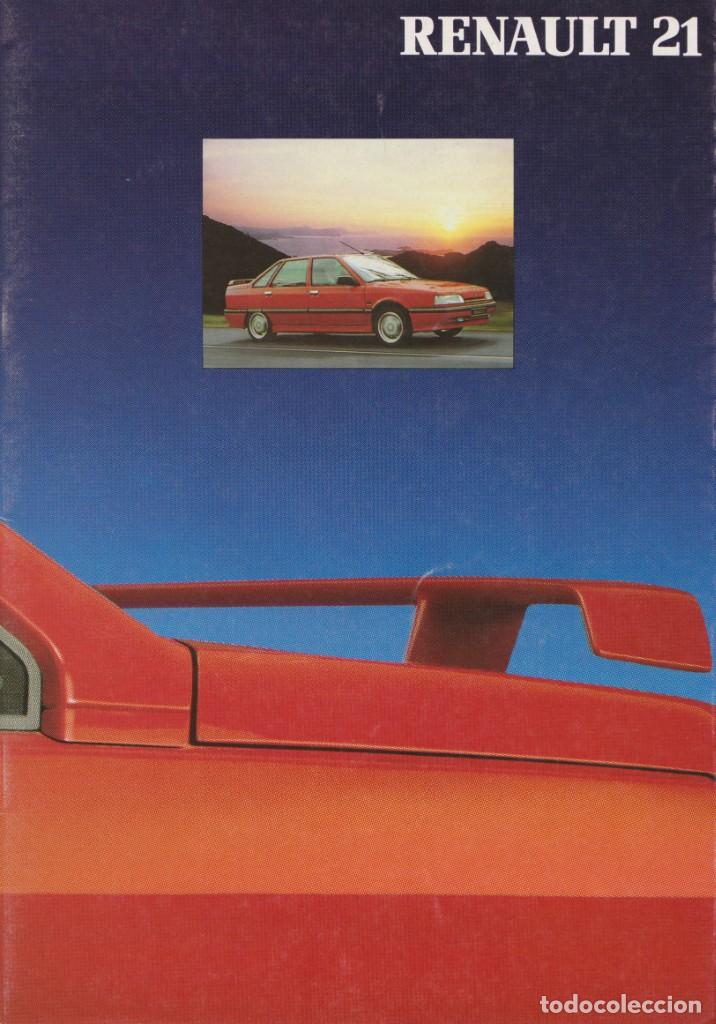 Carros e motociclos: CAT&Aacute;LOGO ORIGINAL RENAULT 21 1990