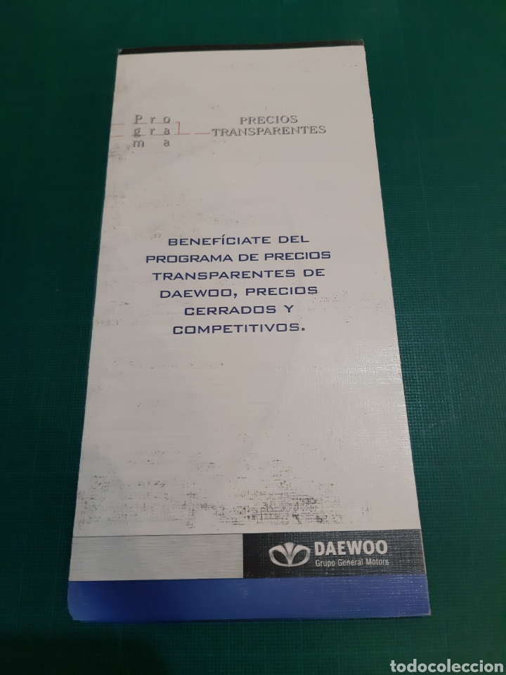 Carros e motociclos: DAEWOO CAT&Aacute;LOGOS LISTA PRECIOS Y MODELOS CONCESIONARIOS 1998 LIBRERIA O ALMAC&Eacute;N DO COLISEVM