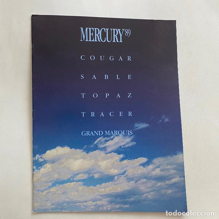 Coches y Motocicletas: catalogo folleto publicidad Mercury 89 Cougar-Sable-Topaz-Tracer 1989 Grand Marquis