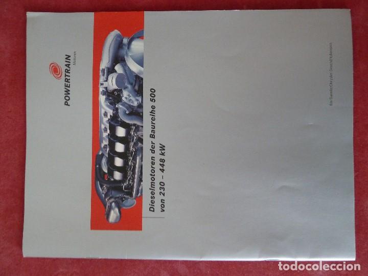 Coches y Motocicletas: CATALOGO-POWERTRAIN&middot; MOTORES DIESEL SERIE 500-DAIMLER CHRYSLER (IDIOMA ALEMAN)
