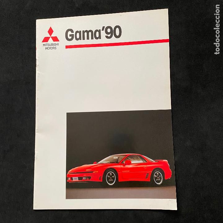 Coches y Motocicletas: catalogo folleto publicidad Mitsubishi motors gama 90-1990