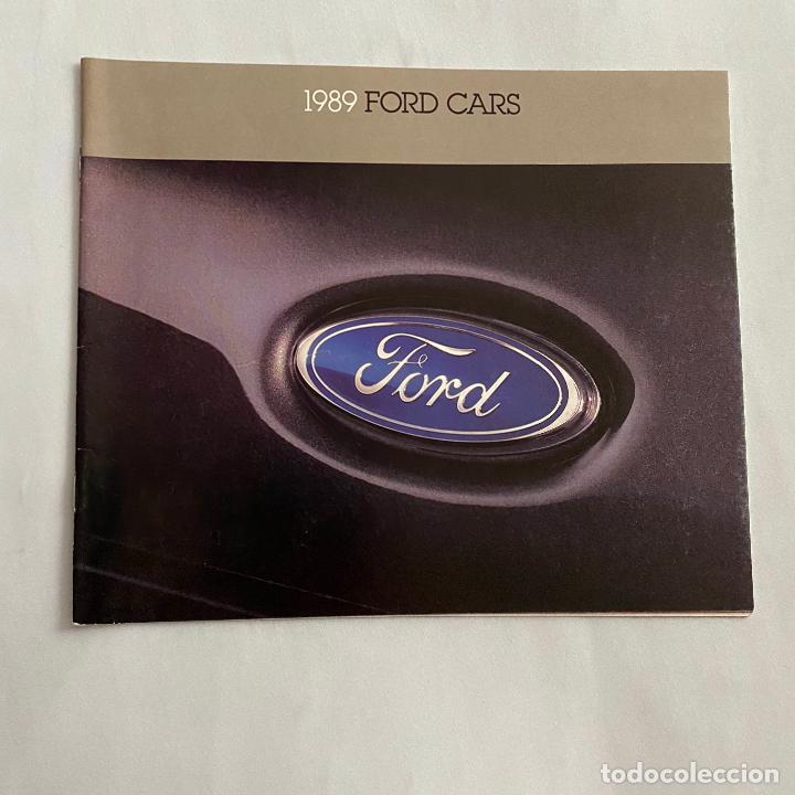 Coches y Motocicletas: catalogo folleto publicidad 1989 Ford Cars Thunderbird-Taurus-Probe-Mustang-Tempo-Escort-Festiva ...