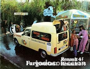 Voitures et Motocyclettes: RENAULT 4 F F6 CATALOGO OFICIAL PUBLICIDAD