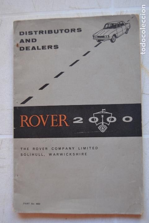 Coches y motocicletas: CAT&Aacute;LOGO DE DISTRIBUIDORES ROVER 2000