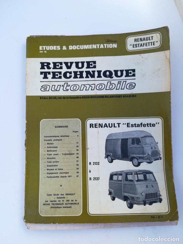 Automobili e Motociclette: Manual Renault Estafette