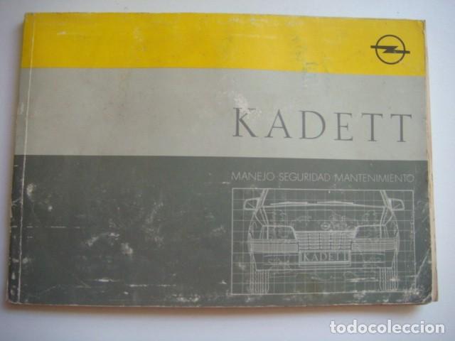 manual de usuario del opel kadett---original - Comprar Catálogos