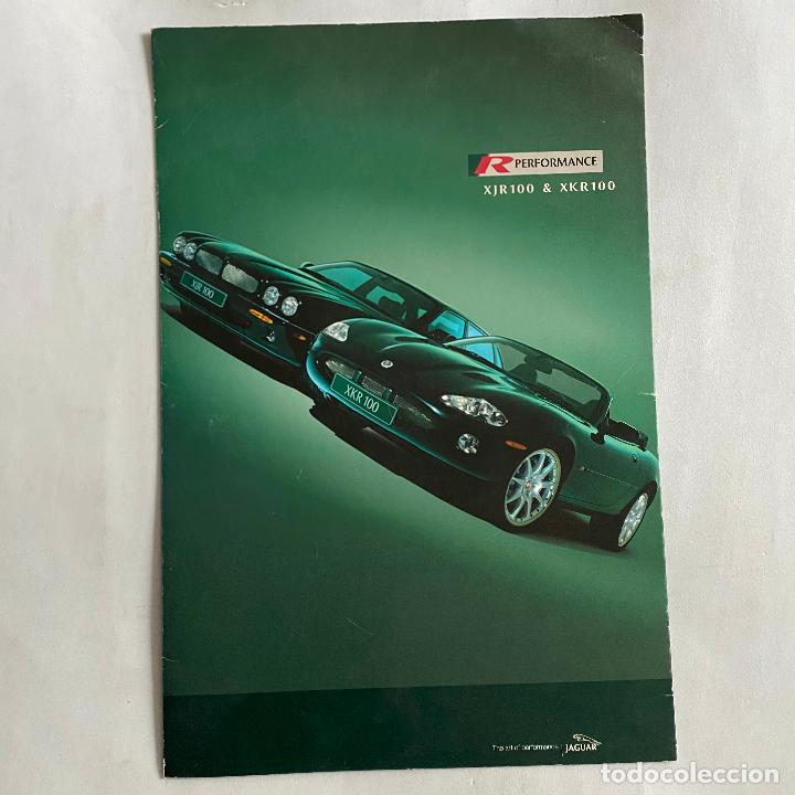 Coches y Motocicletas: Catalogo folleto publicidad Jaguar Performance XJR100 XKR100