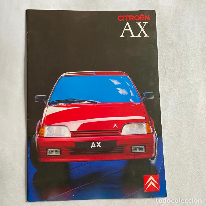 Coches y Motocicletas: Catalogo folleto publicidad Citr&ouml;en AX de 1989