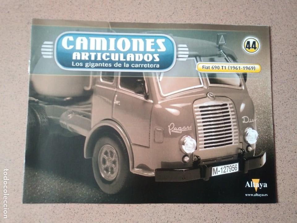Cars and Motorcycles: Fasc&iacute;culo 44 Camiones Articulados Fiat 690 T1 (1961-1969) Altaya Nuevo