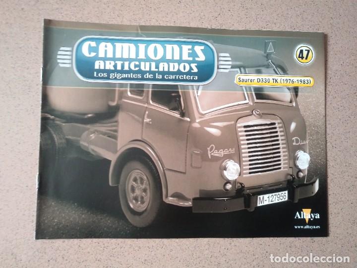Cars and Motorcycles: Fasc&iacute;culo 47 Camiones Articulados Saurer D330 TK (1976-1983) Altaya Nuevo