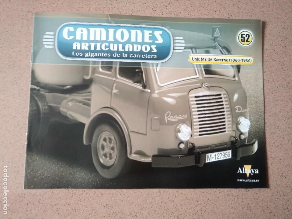 Autos und Motorr&auml;der: Fasc&iacute;culo 52 Camiones Articulados Unic MZ 36 Saverne (1960-1966) Altaya Nuevo