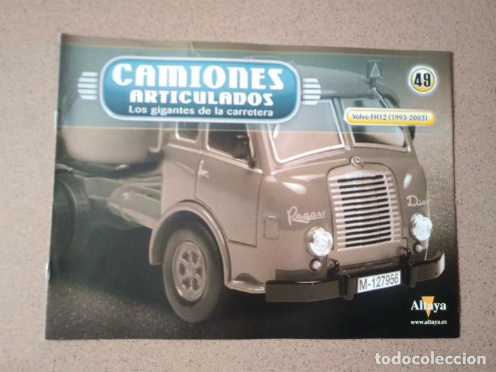 Voitures et Motocyclettes: Fasc&iacute;culo 49 Camiones Articulados Volvo FH12 (1993-2003) Altaya Nuevo