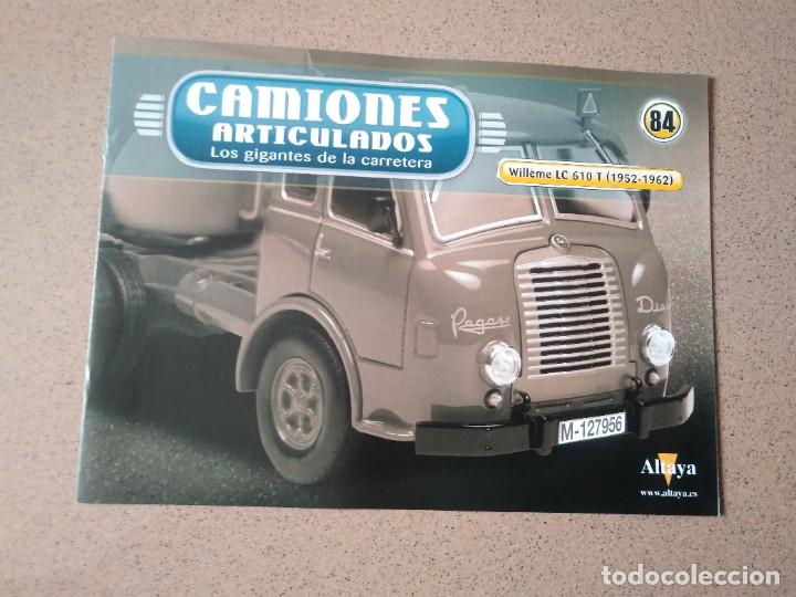 Autos und Motorr&auml;der: Fasc&iacute;culo 84 Camiones Articulados Will&egrave;me LC 610 T (1952-1962) Altaya Nuevo