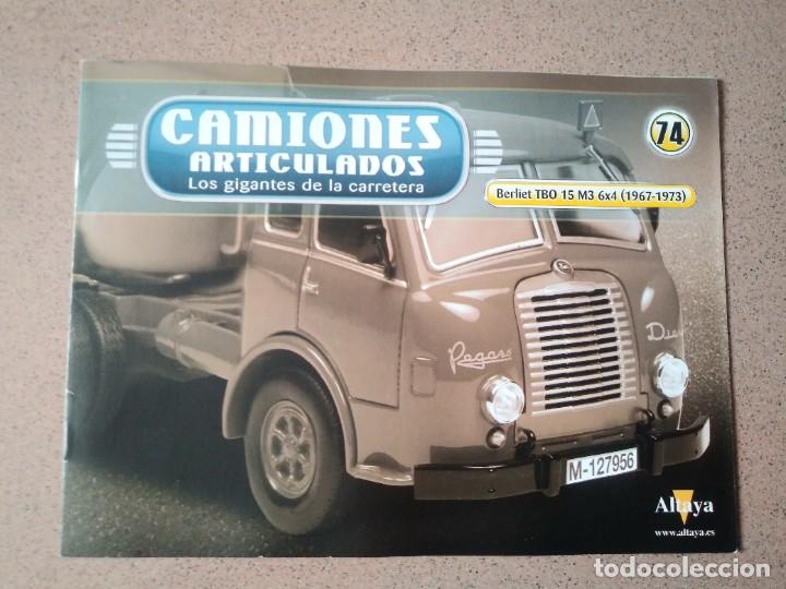Voitures et Motocyclettes: Fasc&iacute;culo 74 Camiones Articulados Berliet TBO 15 M3 6x4 (1967-1973) Altaya Nuevo