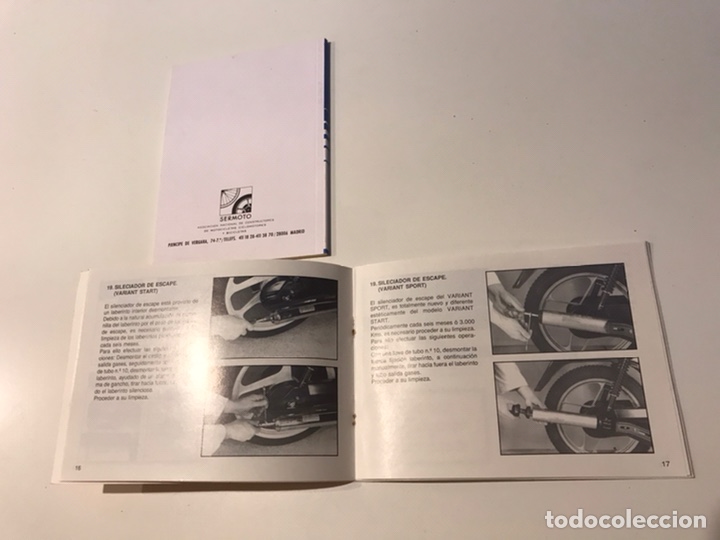 manual de instrucciones derbi variant - Compra venta en todocoleccion