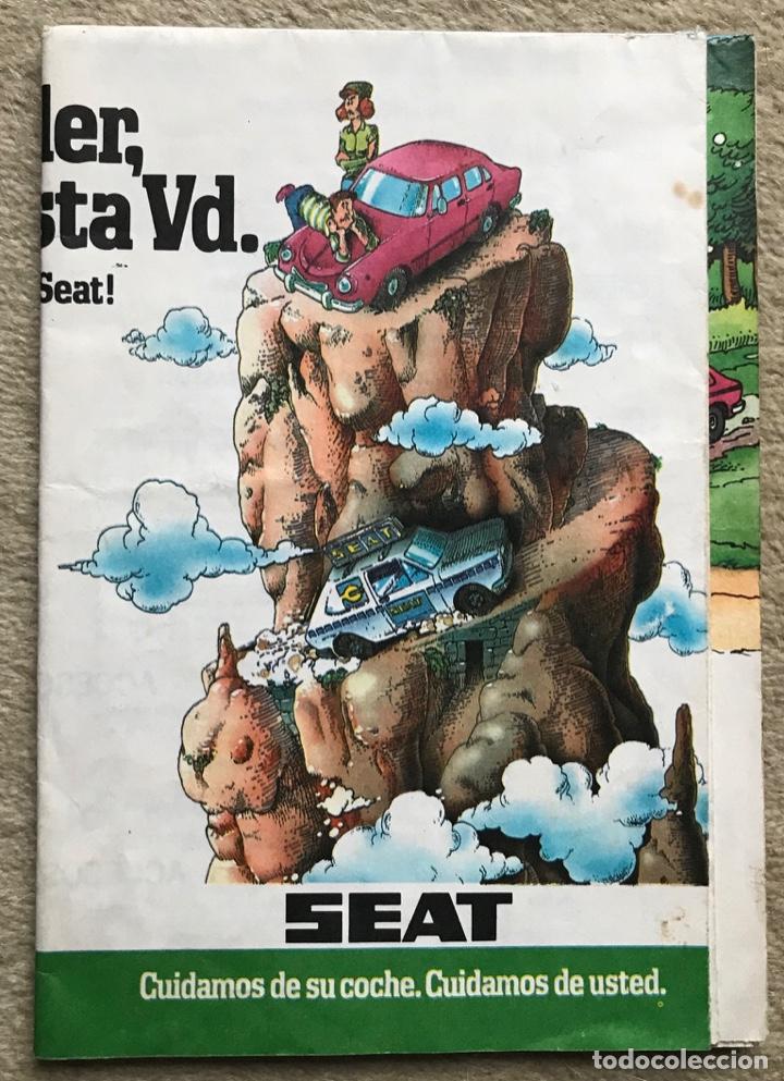 Coches y motocicletas: Folleto de Seat Asistencia en Carretera (Vacaciones....sobre ruedas) - A&ntilde;o 1981